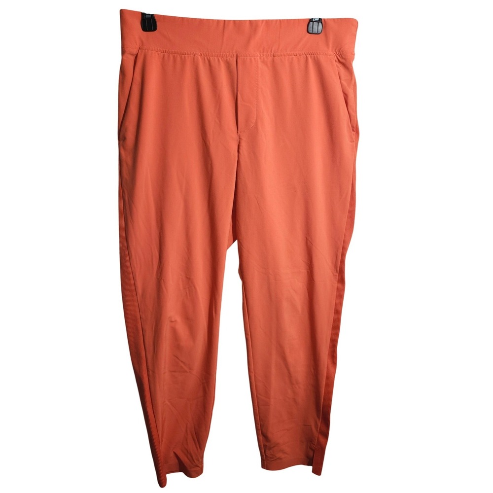 Athleta Brooklyn Ankle Pant Coral Orange 6P Petite RN 54023 Lightweight Travel‎